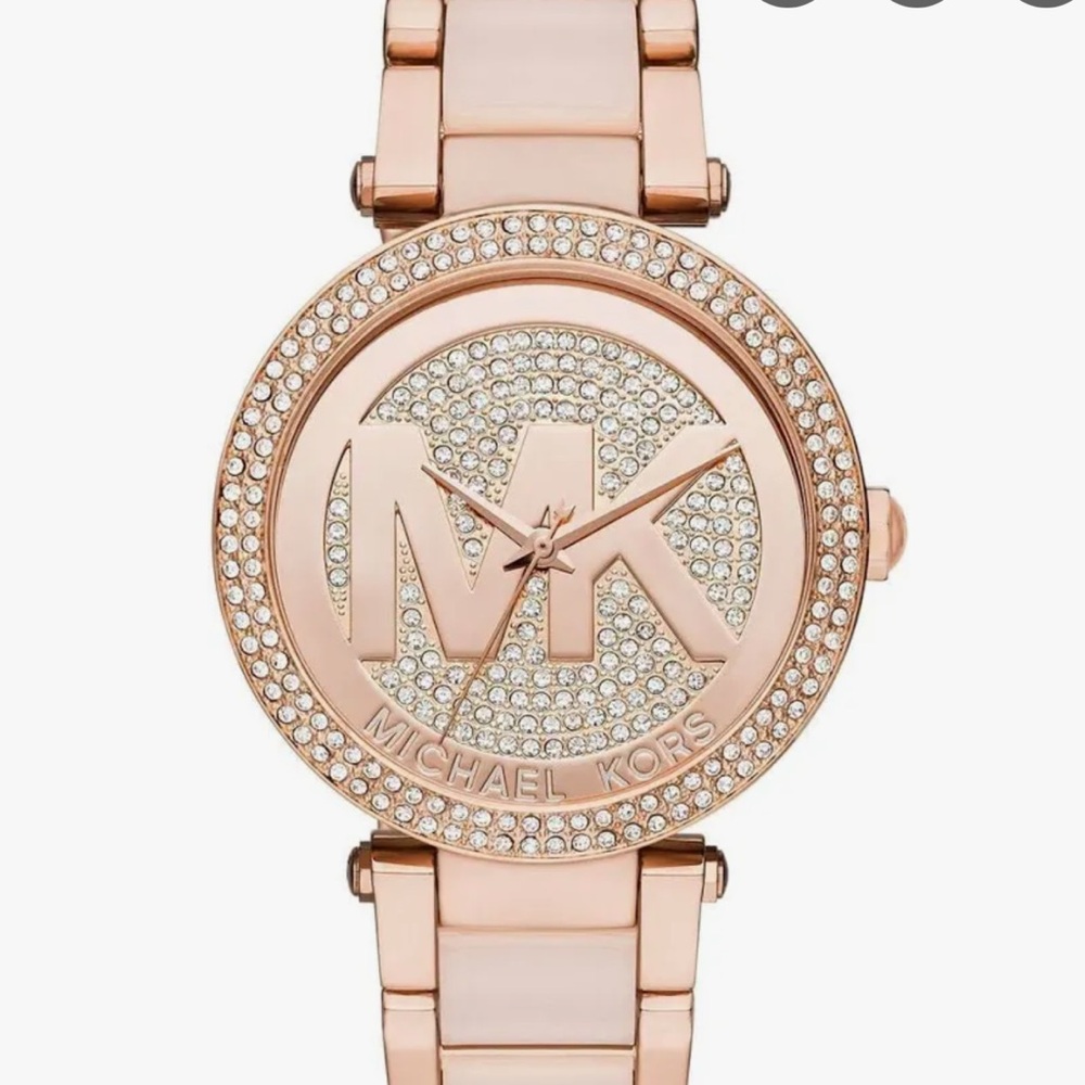 Michael Kors Women's Parker Rose Gold Watch